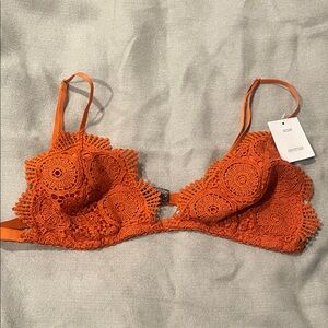 Urban Outfitters burnt Orange Crochet Bralette